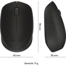 Logitech B170 muis Ambidextrous RF Draadloos Optisch