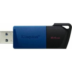 Kingston Technology DataTraveler Exodia M USB flash drive 64 GB USB Type-A 3.2 Gen 1 (3.1 Gen 1) Zwart, Blauw