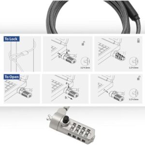 ACT AC9035 kabelslot Metallic 2 m