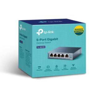 TP-LINK TL-SG105 Unmanaged Gigabit Ethernet (10/100/1000) Zwart