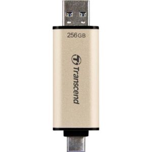 Transcend JetFlash 930C USB flash drive 256 GB USB Type-A / USB Type-C 3.2 Gen 1 (3.1 Gen 1) Goud