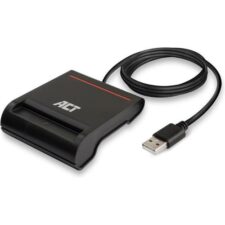 ACT AC6015 smart card reader Binnen USB USB 2.0 Zwart