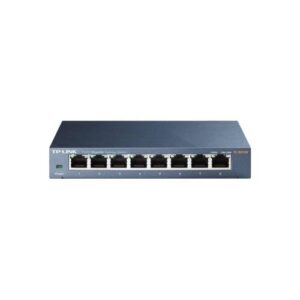 TP-LINK TL-SG108 Unmanaged Gigabit Ethernet (10/100/1000) Zwart