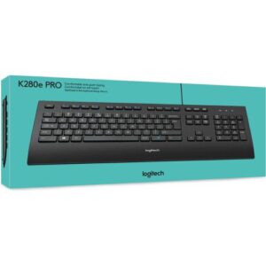 Logitech K280e toetsenbord USB QWERTY US International Zwart