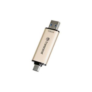 Transcend JetFlash 930C USB flash drive 128 GB USB Type-A / USB Type-C 3.2 Gen 1 (3.1 Gen 1) Goud