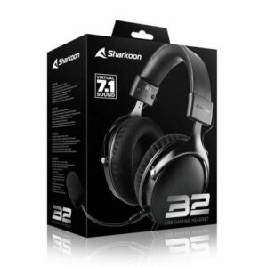 Sharkoon B2 Headset Bedraad Hoofdband Gamen Zwart