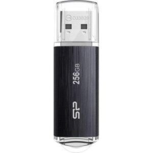 USB Silicon power 256GB 3.0 Zwart