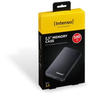 Intenso Memory Case 2.5″ USB 3.0 externe harde schijf 500 GB Zwart