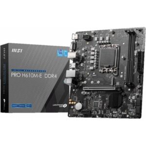 MSI PRO H610M-E DDR4 moederbord Intel H610 LGA 1700 micro ATX