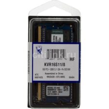 Kingston Technology ValueRAM 8GB DDR3 1600MHz Module geheugenmodule 1 x 8 GB