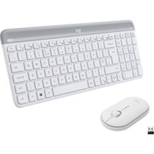 Logitech MK470 toetsenbord Inclusief muis USB QWERTY Engels Wit