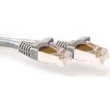 ACT FB3051 netwerkkabel Grijs 1,5 m Cat6a S/FTP (S-STP)