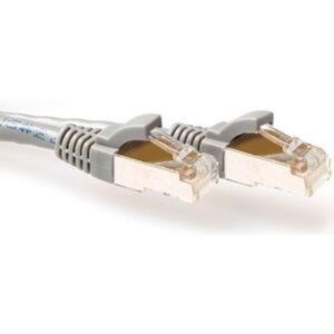 ACT FB3051 netwerkkabel Grijs 1,5 m Cat6a S/FTP (S-STP)