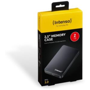 Intenso 2TB 2.5″ Memory Case USB 3.0 externe harde schijf 2000 GB Zwart