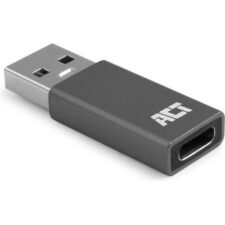 ACT AC7375 tussenstuk voor kabels USB Type-C USB Type-A Grijs