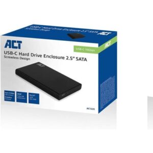 ACT AC1225 behuizing voor opslagstations HDD-/SSD-behuizing Zwart 2.5″