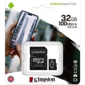 Kingston Technology Canvas Select Plus flashgeheugen 32 GB MicroSDHC UHS-I Klasse 10