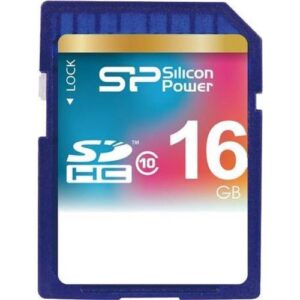 Silicon Power SP016GBSDH010V10 flashgeheugen 16 GB SDHC Klasse 10