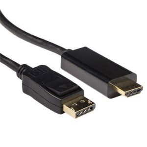 ACT AK3991 video kabel adapter 3 m DisplayPort HDMI Zwart