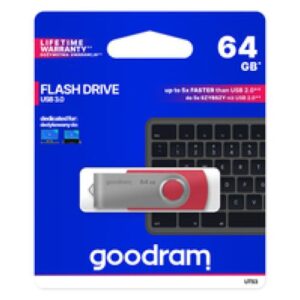 Goodram UTS3 USB flash drive 64 GB USB Type-A 3.2 Gen 1 (3.1 Gen 1) Rood