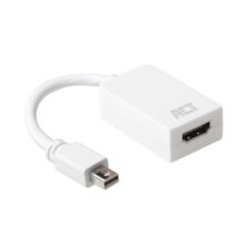 ACT AC7525 video kabel adapter 0,15 m Mini DisplayPort HDMI Type A (Standaard) Wit