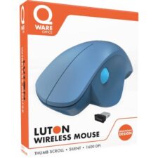 QWARE Wireless Mouse Luton Blauw