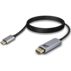 ACT AC7035 USB-C naar DisplayPort kabel 1,8 meter