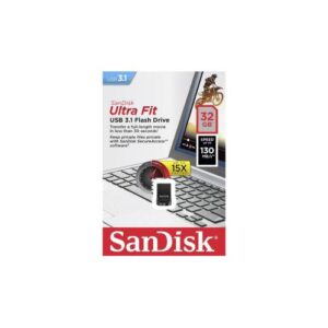 SanDisk Ultra Fit USB flash drive 32 GB USB Type-A 3.2 Gen 1 (3.1 Gen 1) Zwart