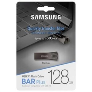 Samsung MUF-128BE USB flash drive 128 GB USB Type-A 3.2 Gen 1 (3.1 Gen 1) Zwart, Grijs