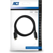 ACT AC3902 DisplayPort kabel 2m Zwart