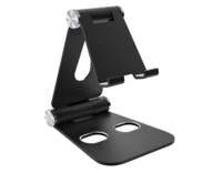 Mobiparts Tablet Stand Holder Metal size L – Zwart