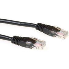 ACT Zwarte 15 meter UTP CAT5E patchkabel met RJ45 connectoren