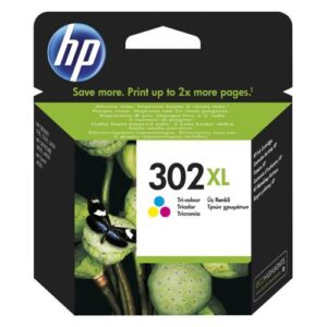 HP 302XL originele high-capacity drie-kleuren inktcartridge