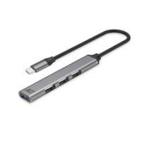 ACT AC6425 interface hub USB 3.2 Gen 1 (3.1 Gen 1) Type-C 5000 Mbit/s Grijs