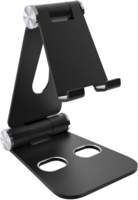 Mobiparts Phone Stand Holder Metal maat M – Zwart