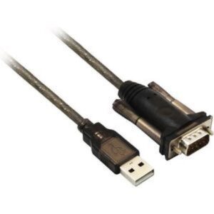 ACT AC6000 seriële kabel Zwart 1,5 m USB Type-A DB-9