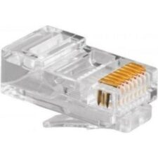 Cablexpert PLUG3UP6/100 kabel-connector 1 Transparant